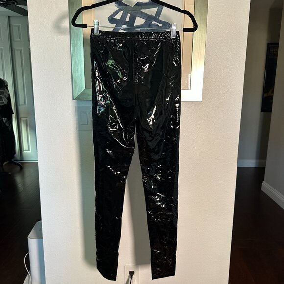 Lip Service 4-Way Stretch PVC Leggings in Black - Picture 3 of 4